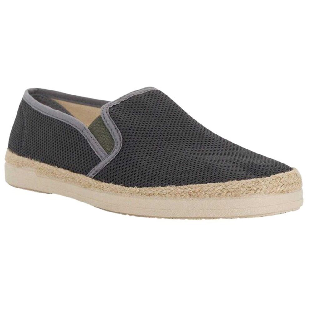 Dune London Mens Le Ferdo Textured Espadrilles / Gray
